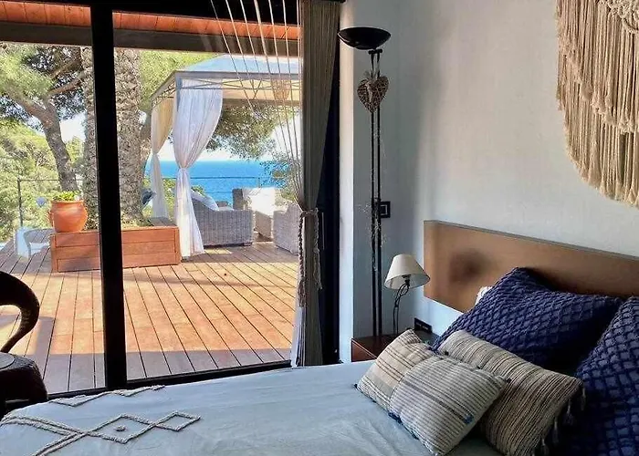 Primera Linea, Piscina, Jacuzzi Y Playa Privada * Τόσα ντε Μαρ